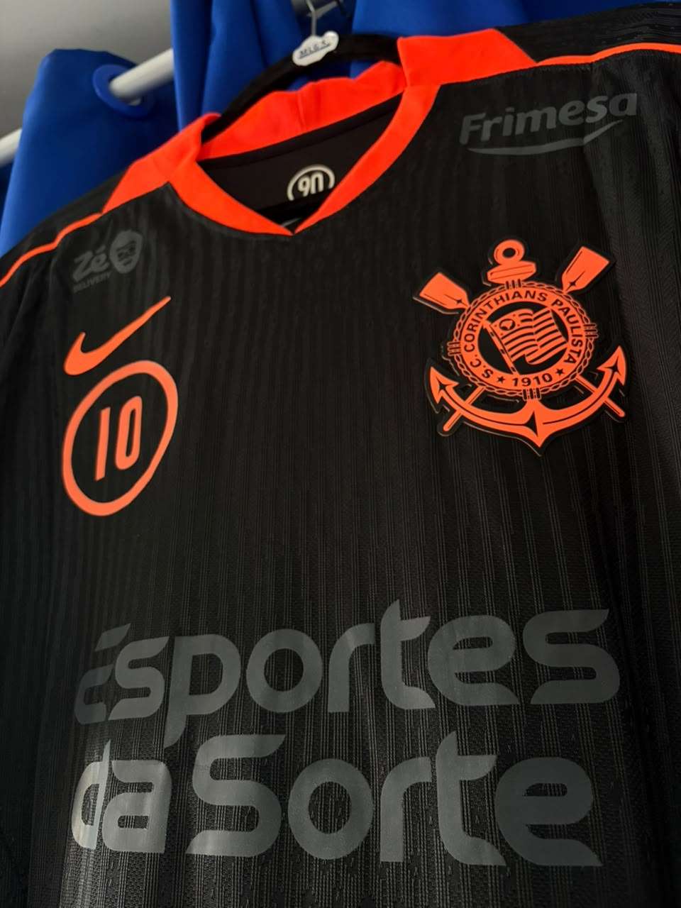PRONTA ENTREGA Corinthians Versão Jogador Memphis #10 com todos os patrocínios — foto 2