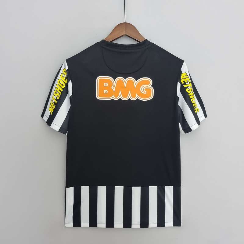 Retro Santos 2013 away white and black S-XXL — foto 2