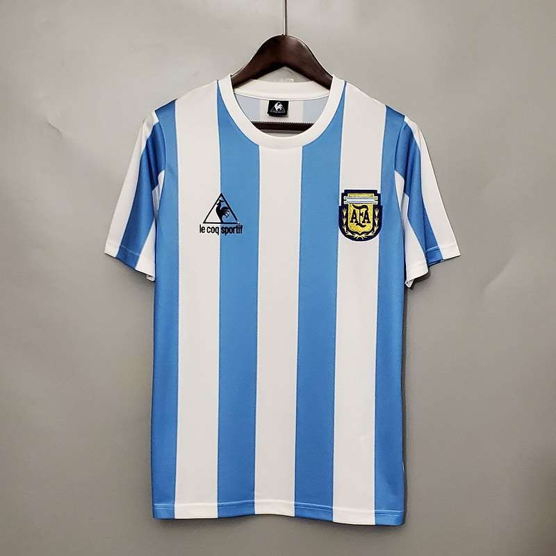 Retro 1986 Argentina home S-XXL — foto 1