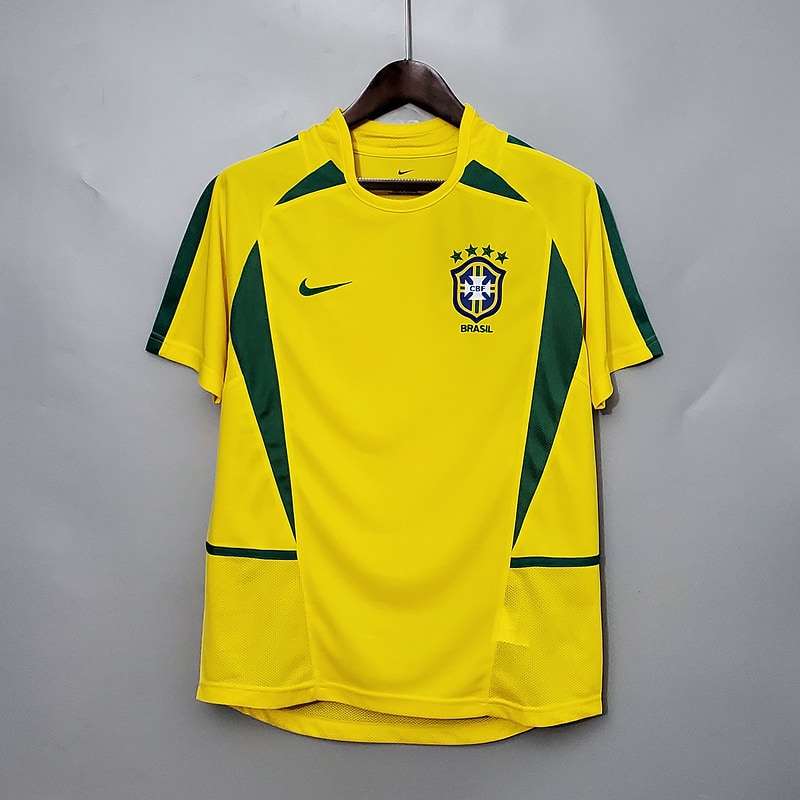 Retro 2002 Brazil home S-XXL — foto 1