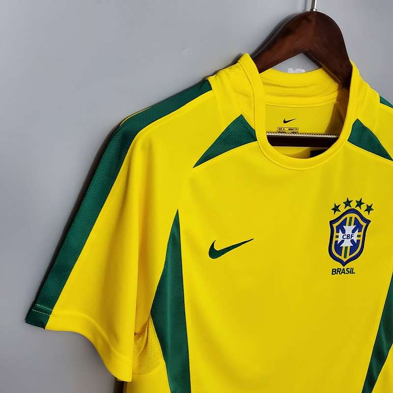 Retro 2002 Brazil home S-XXL — foto 3