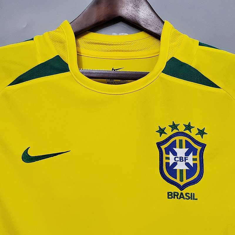 Retro 2002 Brazil home S-XXL — foto 4
