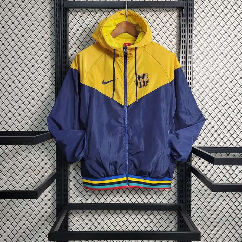 23-24 player windbreaker Barcelona Royal Blue Yellow Size S-XXL — foto 1