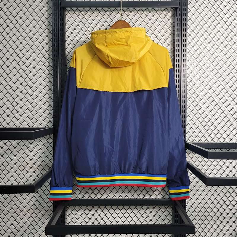 23-24 player windbreaker Barcelona Royal Blue Yellow Size S-XXL — foto 2