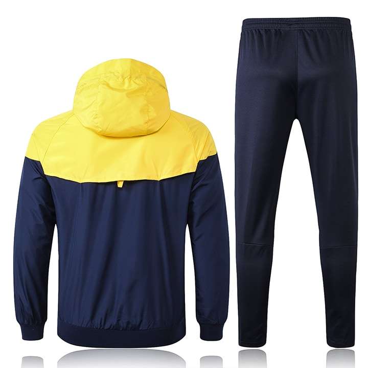 G012# 1819 Brazil blue and yellow windbreaker S-XXL — foto 2