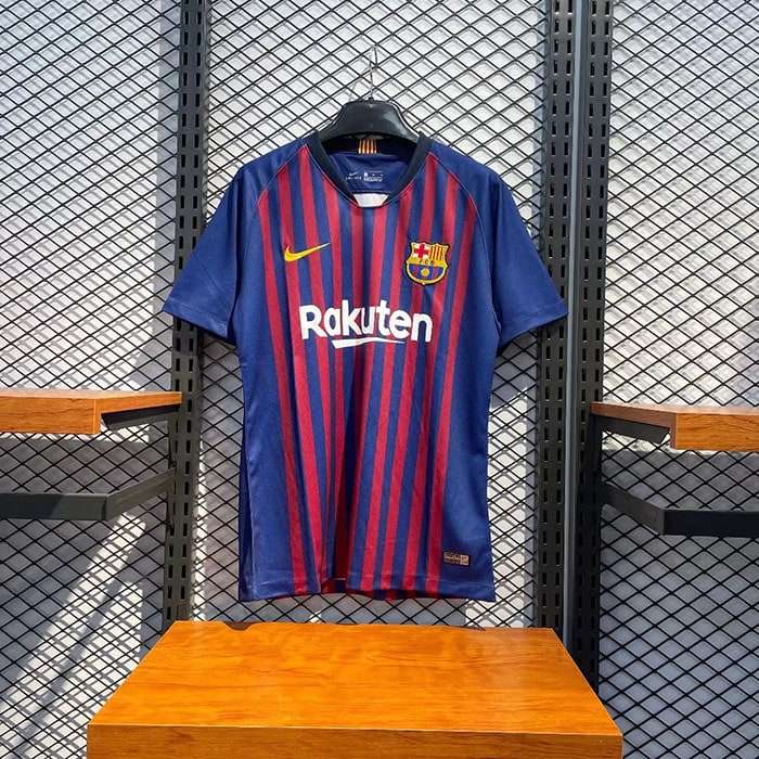 18∕19 Retro Barcelona home S-XXL — foto 1