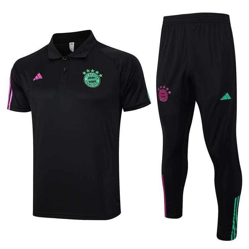 C1046 Bayern black POLO suit S-XXL — foto 1