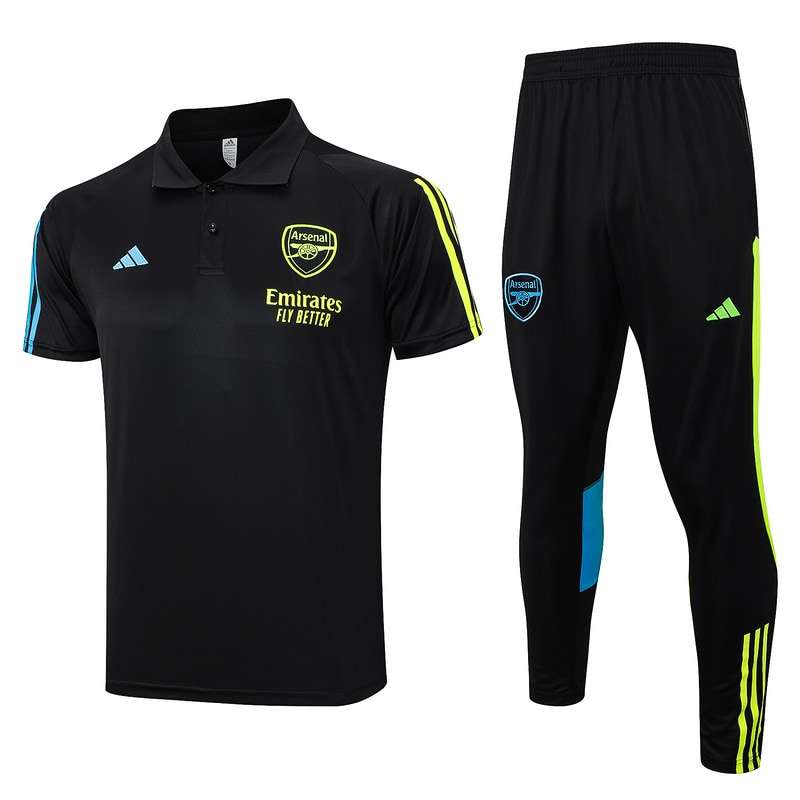 C1047 Arsenal black POLO suit S-XXL — foto 1