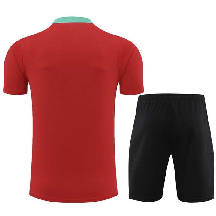 2425 Portugal red T shirt training suit S-XXL AS113 — foto 2
