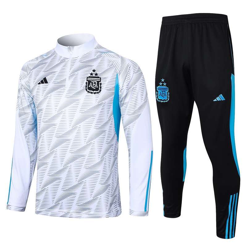 B763 2324 half zipper Argentina WHITE ink kit S-XXL — foto 1