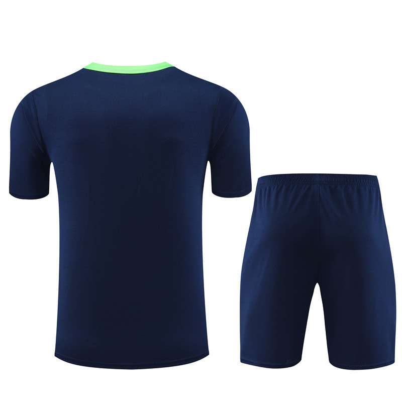 2425 Brazil deep blue T shirt training suit S-XXL — foto 2