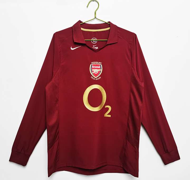 05/06 Retro Arsenal long sleeve home S-XXL — foto 1