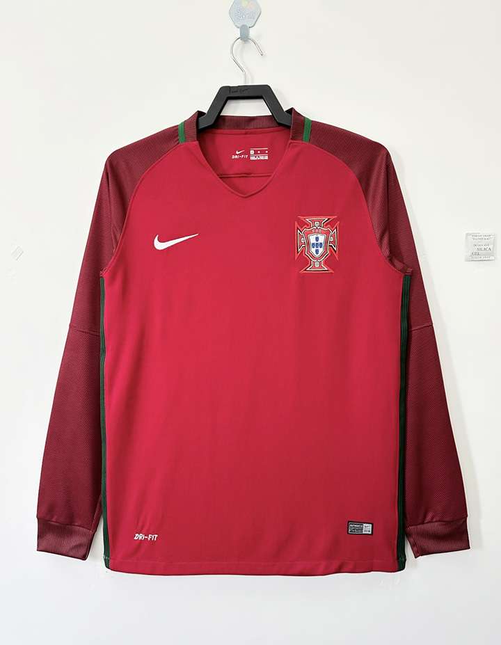 2016 Retro Portugal home long sleeve S-XXL — foto 1