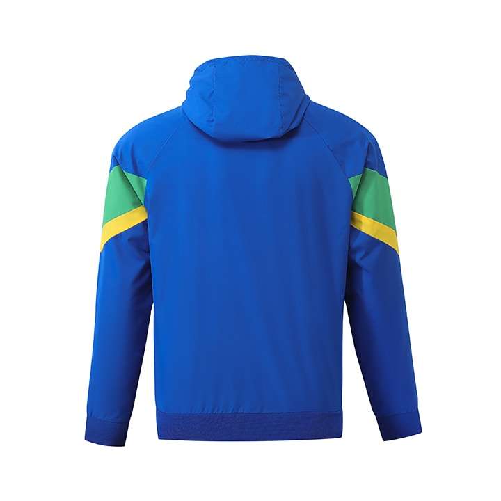 2023 Brazil blue player windbreaker S-XXL — foto 2