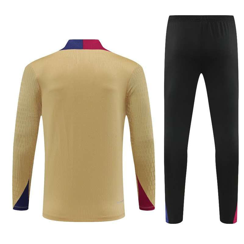 2425 Barcelona short zipper half zipper player golden kit S-XXL — foto 2