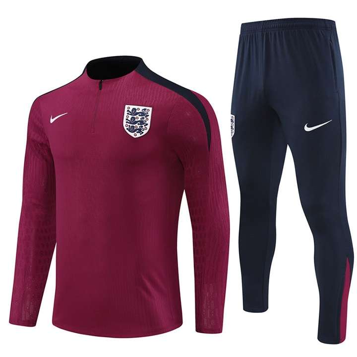 2425 England deep red training suit player Size S-XXL — foto 1