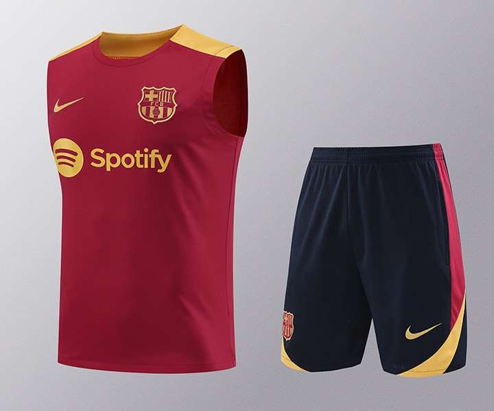 2425 Barcelona training suit red vest S-XXL — foto 1