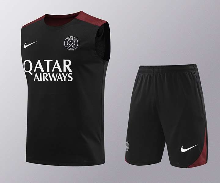2425 PSG training suit black vest S-XXL — foto 1