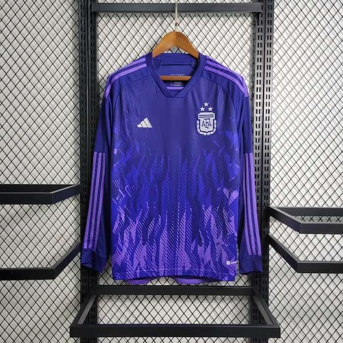 22-23 Argentina Away 3-Star Long Sleeved Size S-XXL — foto 1