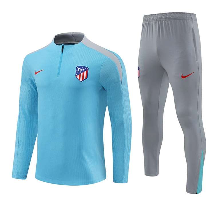 2425 Atletico Madrid light blue short zipper kit S-XXL — foto 1