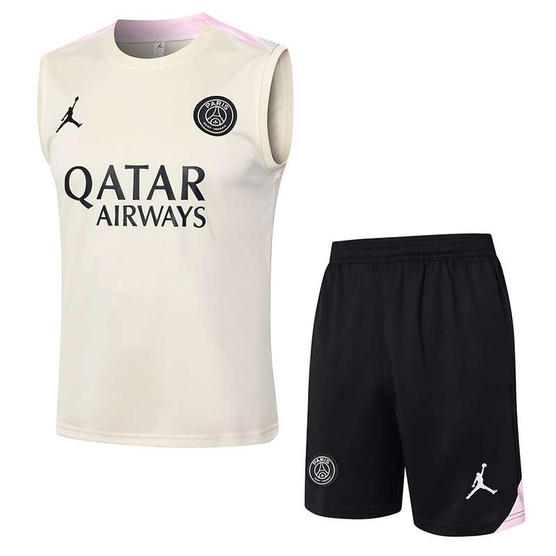 D1035 2425 PSG training suit beige vest S-XXL — foto 1