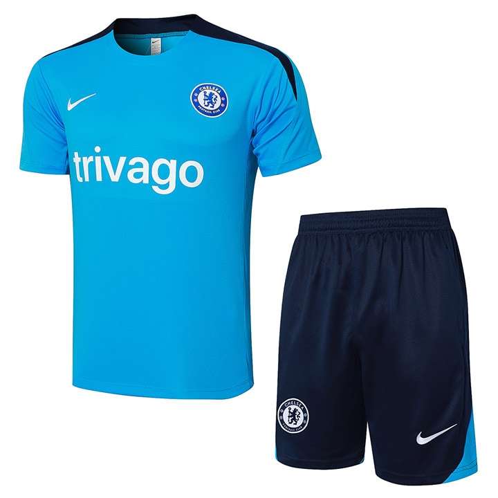 D1001 2425 Chelsea short sleeve light blue kit S-XXL — foto 1