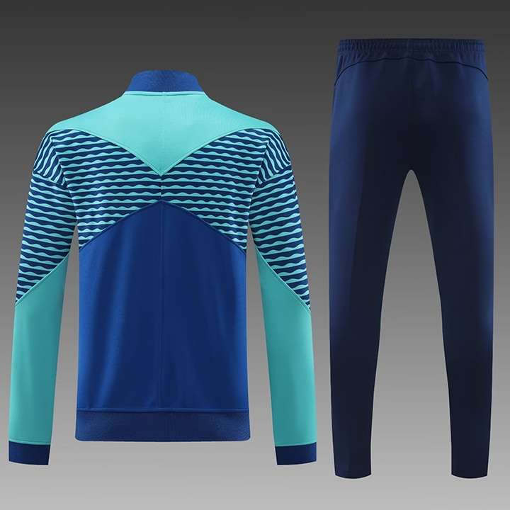 A728 2425 Brazil blue training suit long zipper blue Size S-XXL — foto 2