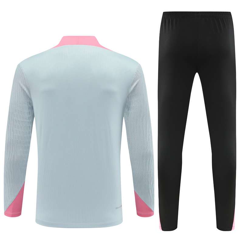 2425 PSG short zipper light grey kit S-XXL — foto 2
