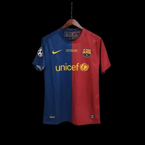 2008/09 Retro Barcelona home with 1 patch S-XXL — foto 1