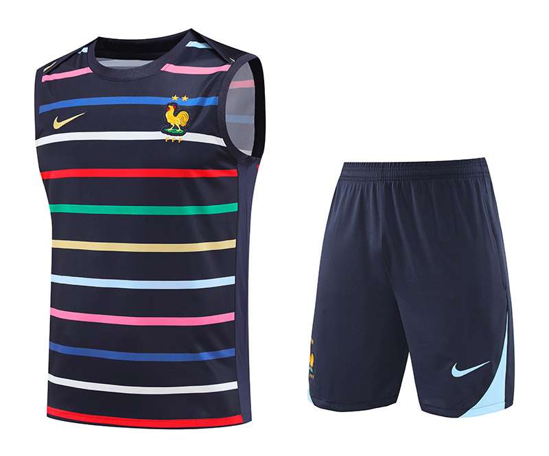 24/25 French Blue Pre-match Training kit vest S-XXL — foto 1