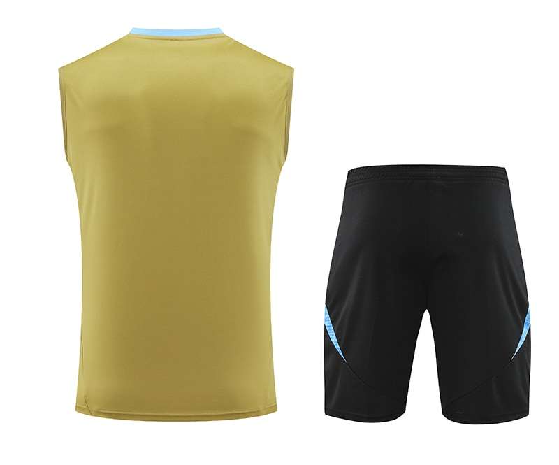 2425 Argentina training suit kit mud yellow vest S-XXL — foto 2