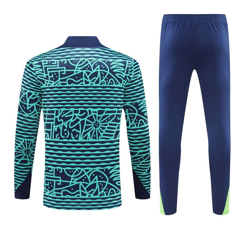 2425 Brazil black green training suit kit S-XXL — foto 2