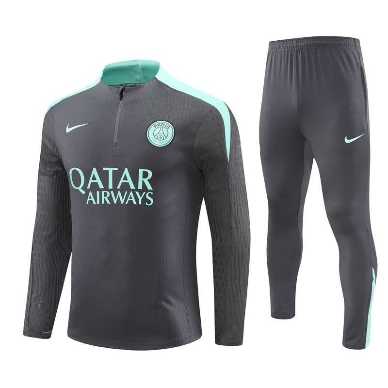 2425 PSG training suit kit deep grey player S-XXL — foto 1