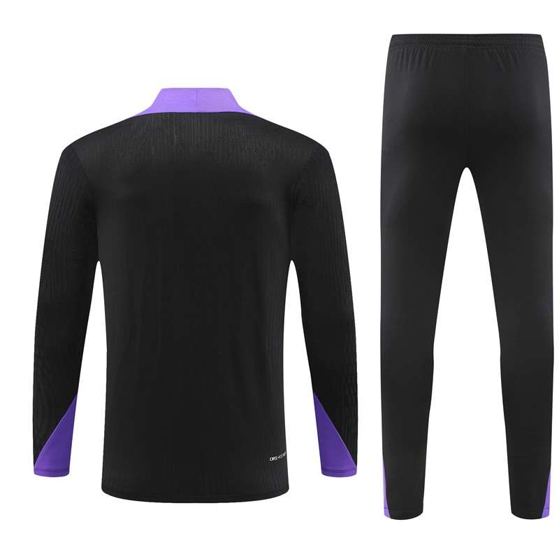 B951 2425 PSG training suit kit black and purple player S-XXL — foto 2