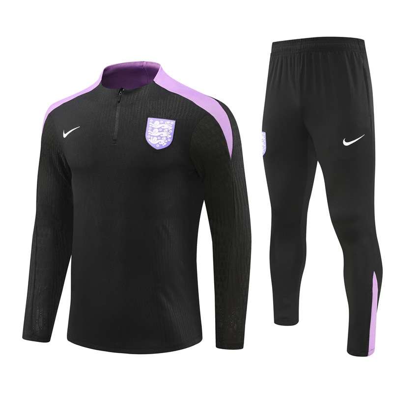 2425 England black training suit kit S-XXL — foto 1