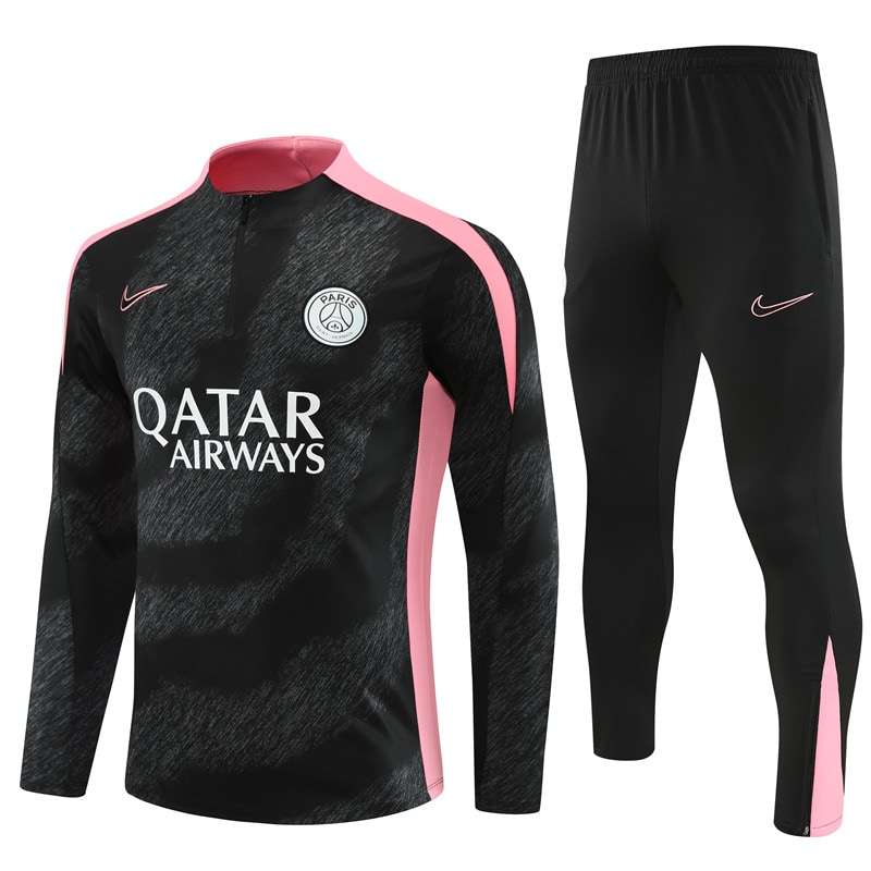 2425 PSG training suit kit black and pink player S-XXL — foto 1