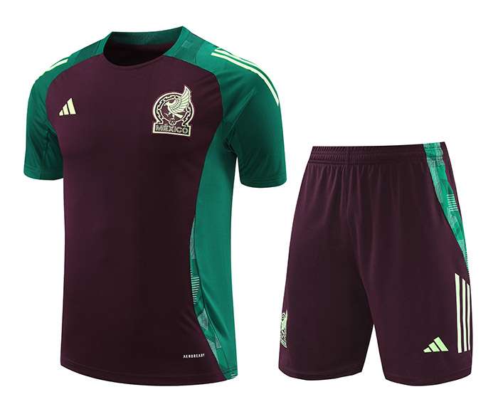 2425 Mexico deep red and green kit S-XXL — foto 1