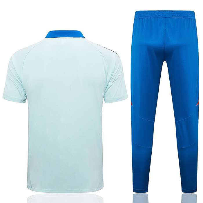 C1105 2425 Spain light blue training suit POLO S-XXL — foto 2