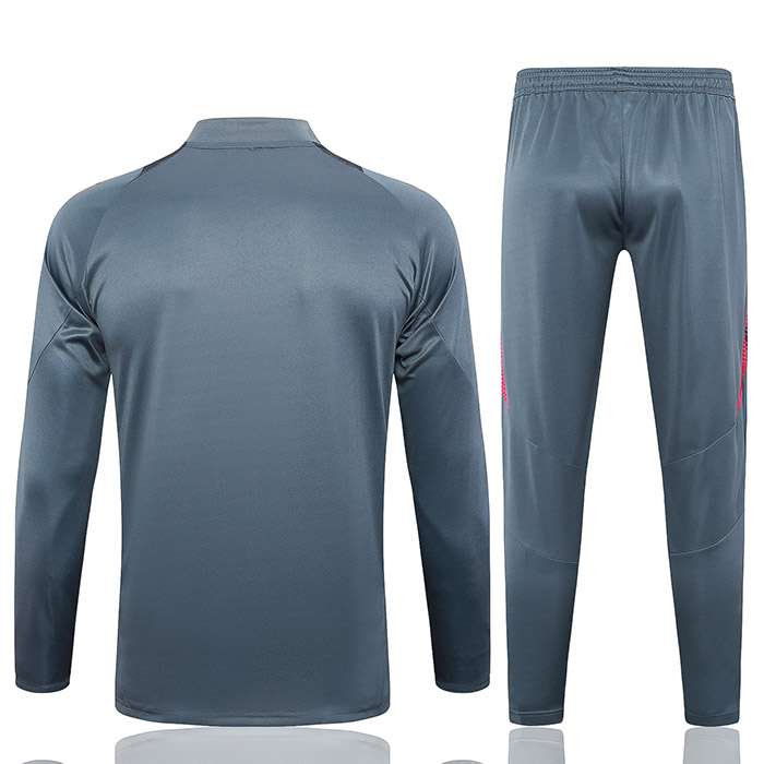 B842 2425 Germany grey half zipper training suit S-XXL — foto 2