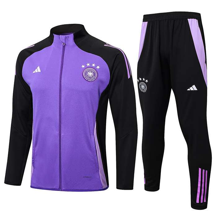 A731 2425 Germany purple black long zipper training suit S-XXL — foto 1