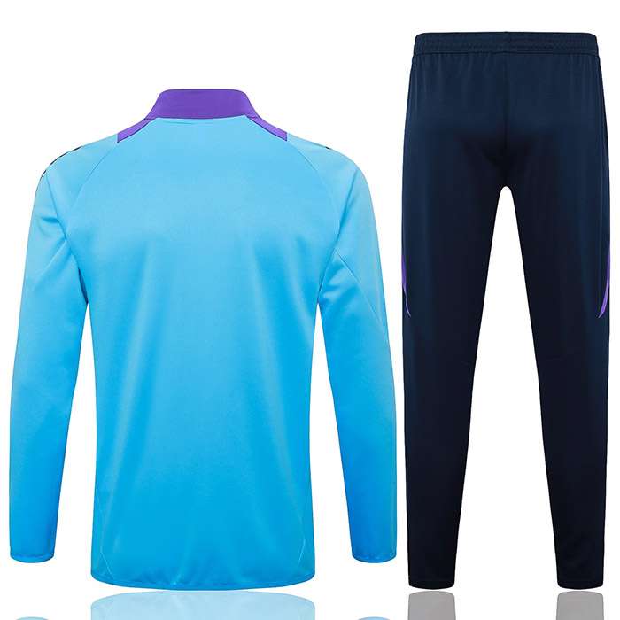 A733 2425 Argentina long zipper light blue training suit S-XXL — foto 2