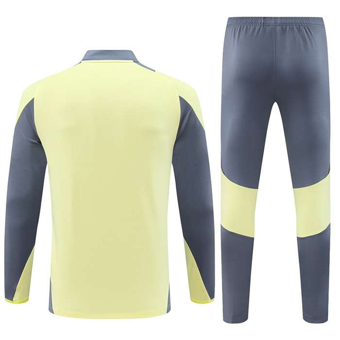 2425 Ajax half zipper light yellow training suit Size S-XXL — foto 2