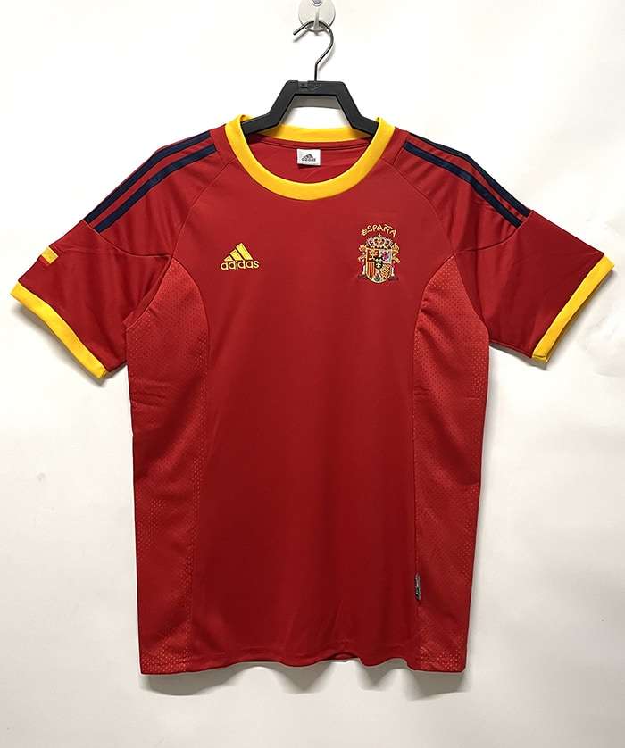 2002 retro Spain home size S-2XL — foto 1