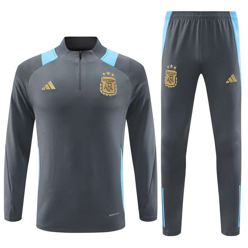 2425 Argentina dark gray half zipper kits S-2XL — foto 1