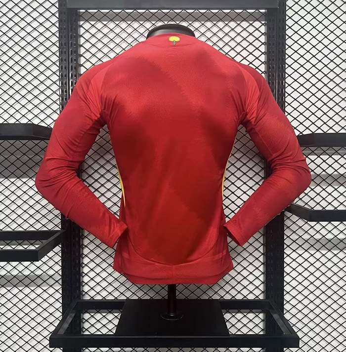 Spain 2024/25 Euro Home Long Sleeves Jersey &ndash; Player Version — foto 2
