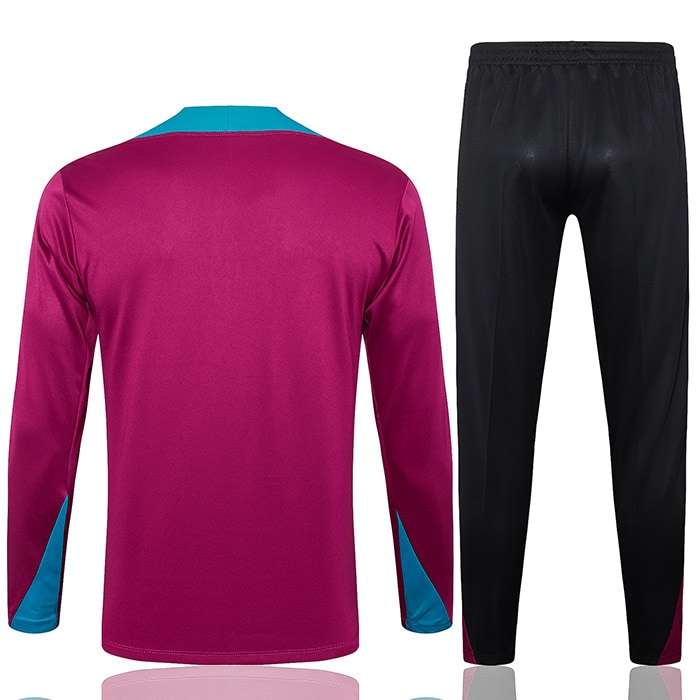 B821 2425 PSG half zipper deep red kit S-XXL — foto 2