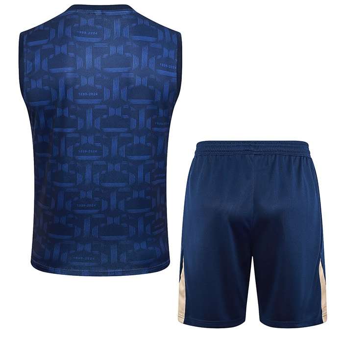 D1091 2425 Barcelona training suit deep blue vest S-XXL — foto 2