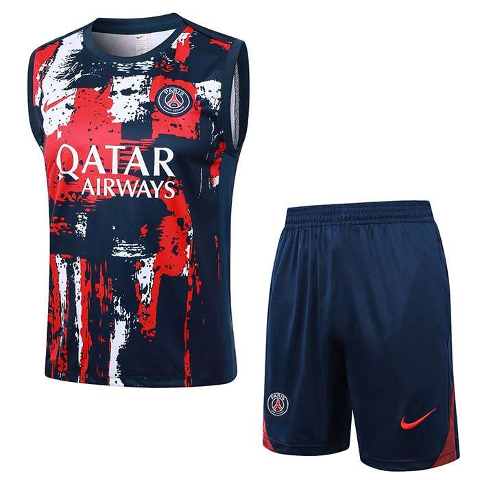 D1101 2425 PSG training suit flower vest S-XXL — foto 1