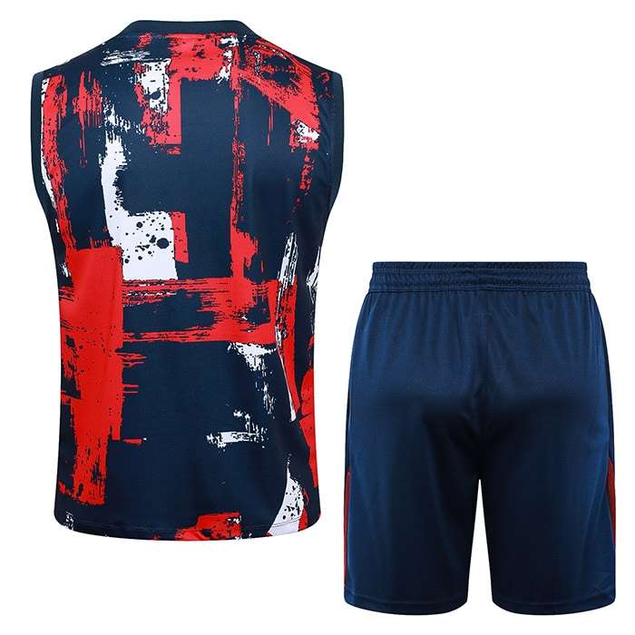 D1101 2425 PSG training suit flower vest S-XXL — foto 2