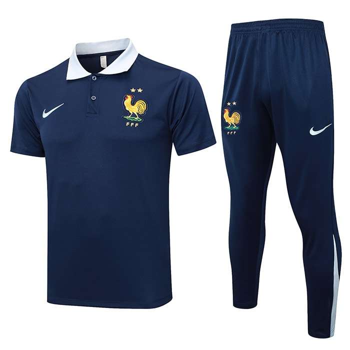 C1093# 2425 Polo France deep blue kit S-XXL — foto 1
